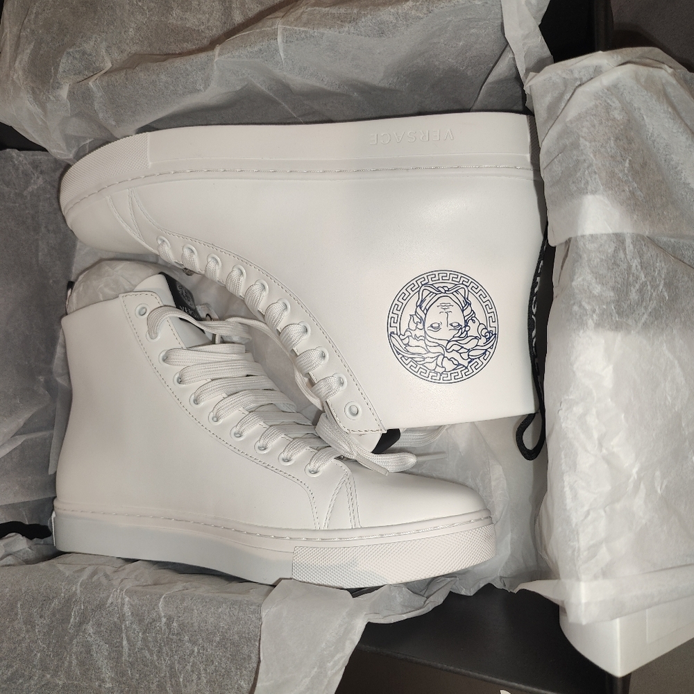 Brand new Versace high top sneakers